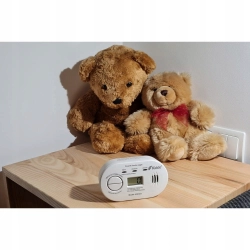 Czujnik czadu Tlenku węgla Detektor CO Bezprzewodowy Kidde K5DCO LCD 10 lat