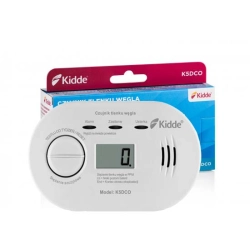 Czujnik czadu Tlenku węgla Detektor CO Bezprzewodowy Kidde K5DCO LCD 10 lat