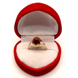 Złoty pierścionek z Piaskiem pustyni PR.585 W:1,61gr R.18 Intersklep