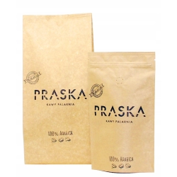 Kawa ziarnista Arabica 100% Praska Kawy Palarnia Praska Czarna 1000 g.