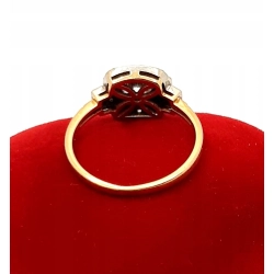 Złoty pierścionek z Cyrkoniami PR.585 W:2.85gr R.12 InterSKLEP