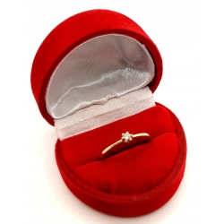 Złoty pierścionek z Cyrkonią PR.585 W:2,20gr R.12 InterSKLEP