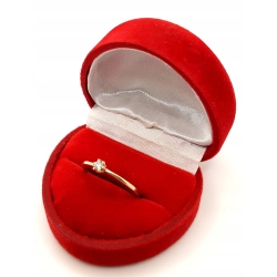 Złoty pierścionek z Cyrkonią PR.585 W:2,20gr R.12 InterSKLEP