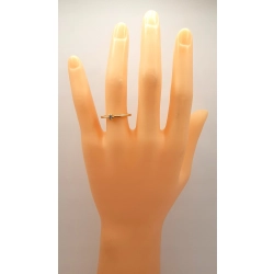 Złoty pierścionek z Cyrkonią PR.585 W:2,20gr R.12 InterSKLEP