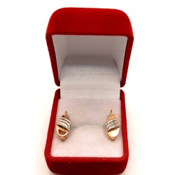 Złote kolczyki PR.583 W:4,70gr InterSKLEP