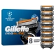 ORYGINALNE WYMIENNE WKŁADY DO GOLENIA GILLETTE FUSION PROGLIDE 8 SZT.