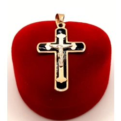 Złota zawieszka Krzyż z Chrystusem PR.585 W:2,60gr InterSKLEP