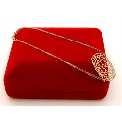 Złota bransoletka Ażurowa rozeta PR.375 W:1,18gr Dł.20-21cm InterSKLEP