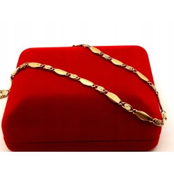 Złoty łańcuszek naszyjnik PR.585 W:14,88gr Dł.43cm InterSKLEP