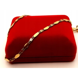 Złoty łańcuszek naszyjnik PR.585 W:14,88gr Dł.43cm InterSKLEP