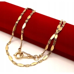 Złoty łańcuszek naszyjnik PR.585 W:14,88gr Dł.43cm InterSKLEP