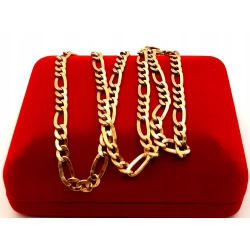 Złoty łańcuszek Figaro PR.750 W:8,86gr Dł.48,5cm InterSKLEP