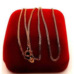 Złoty łańcuszek Lisi ogon PR.375 W:1,91gr Dł.46cm InterSKLEP