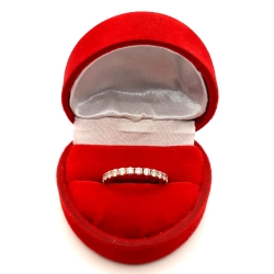 Złota obrączka z Cyrkoniami PR.585 W:1,66gr R.10 InterSKLEP