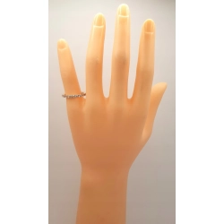 Złota obrączka z Cyrkoniami PR.585 W:1,66gr R.10 InterSKLEP