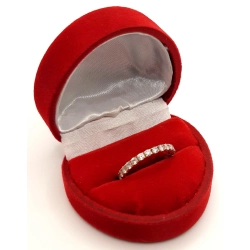 Złota obrączka z Cyrkoniami PR.585 W:1,66gr R.10 InterSKLEP