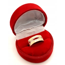 Złoty pierścionek z Cyrkoniami PR.583 W:2,56gr R.15 InterSKLEP