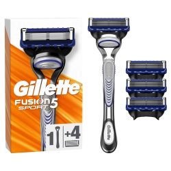Maszynka na wkłady do golenia Gillette Fusion 5 sport 1 + 4