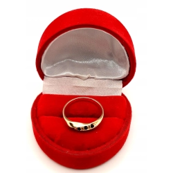 Złoty pierścionek z Cyrkoniami PR.583 W:2,03gr R.15 InterSKLEP