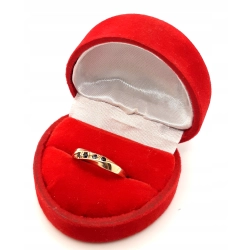 Złoty pierścionek z Cyrkoniami PR.583 W:2,03gr R.15 InterSKLEP