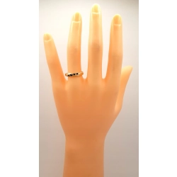 Złoty pierścionek z Cyrkoniami PR.583 W:2,03gr R.15 InterSKLEP