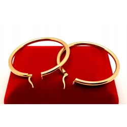 Złote kolczyki Koła duże PR.585 W:3,62gr InterSKLEP