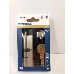 Wkładka antywłamaniowa Gerda Exxo G40 x 50 mm nikiel