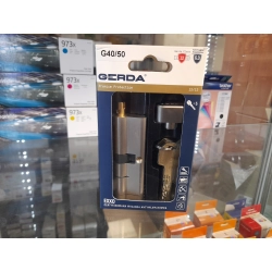 Wkładka antywłamaniowa Gerda Exxo G40 x 50 mm nikiel