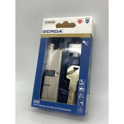 Wkładka antywłamaniowa Gerda Exxo G40 x 50 mm nikiel