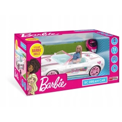 BARBIE Zdalnie sterowany biały kabriolet, pojazd