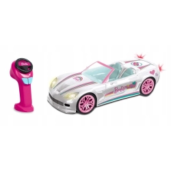 BARBIE Zdalnie sterowany biały kabriolet, pojazd