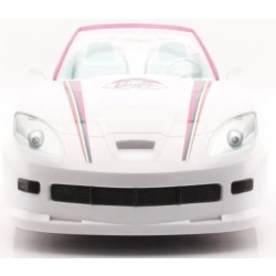 BARBIE Zdalnie sterowany biały kabriolet, pojazd