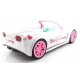 BARBIE Zdalnie sterowany biały kabriolet, pojazd