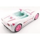 BARBIE Zdalnie sterowany biały kabriolet, pojazd