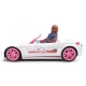 BARBIE Zdalnie sterowany biały kabriolet, pojazd