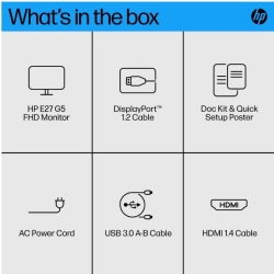 Monitor biznesowy HP E27 G5 27