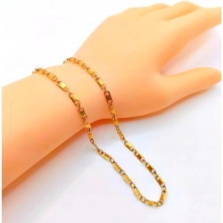 Złoty łańcuszek naszyjnik Pr.750 W:11,20gr Dł:42cm