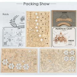 ROBOTIME Drewniany Model Puzzle 3D Kareta
