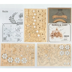 ROBOTIME Drewniany Model Puzzle 3D Kareta