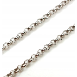 Srebrny łańcuszek Rolo Pr.925 W:7,67gr Dł:60cm NOWY 5