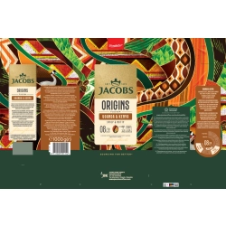 Kawa ziarnista mieszana Jacobs Origins Fusion Uganda&Kenya 1000 g