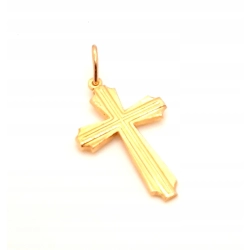 Złota zawieszka Krzyżyk PR.585 W:1,76gr InterSKLEP