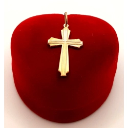 Złota zawieszka Krzyżyk PR.585 W:1,76gr InterSKLEP