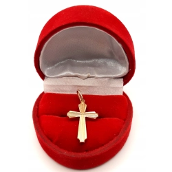 Złota zawieszka Krzyżyk PR.585 W:1,76gr InterSKLEP