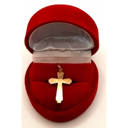 Złota zawieszka Krzyżyk PR.585 W:1,76gr InterSKLEP