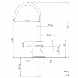 System filtrujący Dafi FLOW COMFORT Basic (DC10) + kran ALTO + BIDON GRATIS