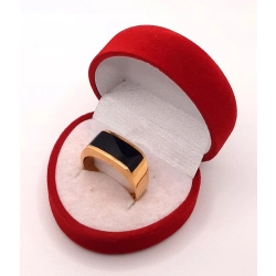 Złoty Sygnet z onyksem PR.750 W:7,40gr R.24 InterSKLEP