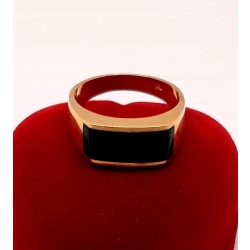 Złoty Sygnet z onyksem PR.750 W:7,40gr R.24 InterSKLEP