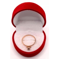 Złoty pierścionek z Kwarcem PR.585 W:1,45gr R.17 InterSKLEP