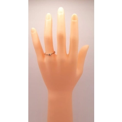 Złoty pierścionek z Kwarcem PR.585 W:1,45gr R.17 InterSKLEP